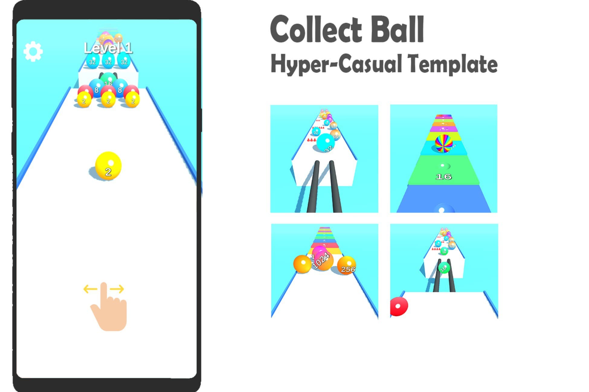 Collect Ball | Editor + Template