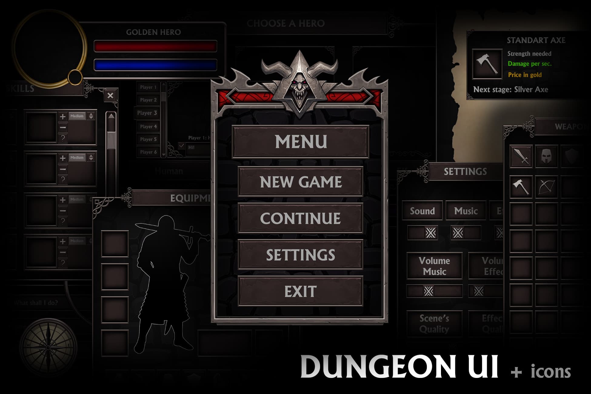 Dungeon GUI