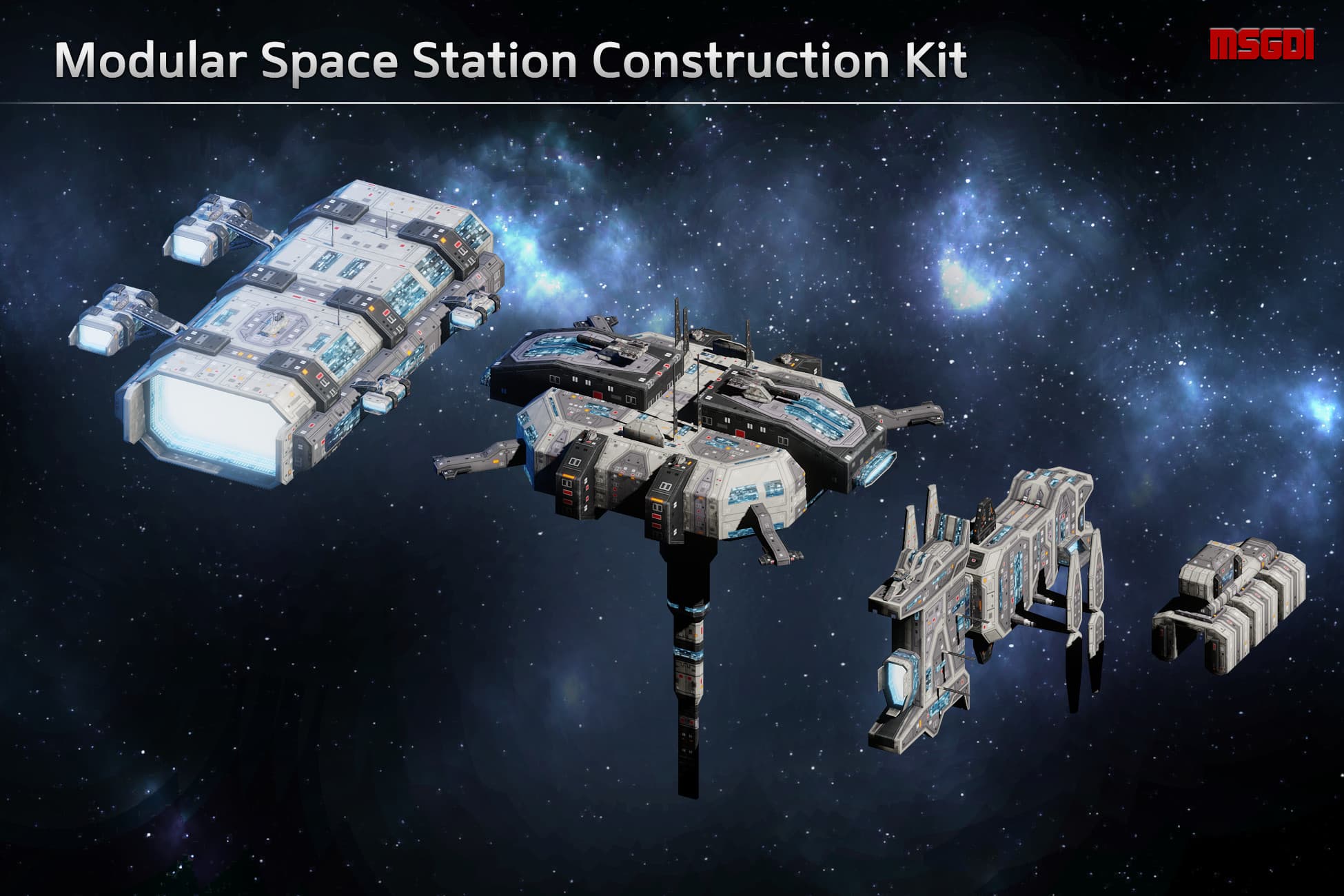 Modular Space Station Construction Kit