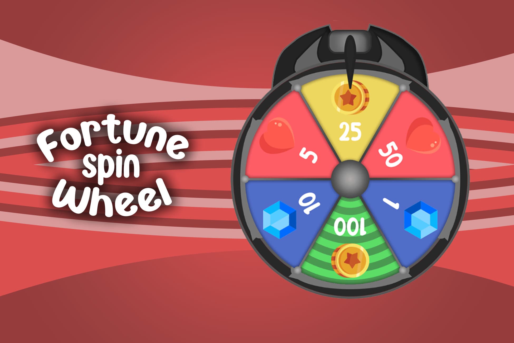 Fortune Spin Wheel - Real Physics