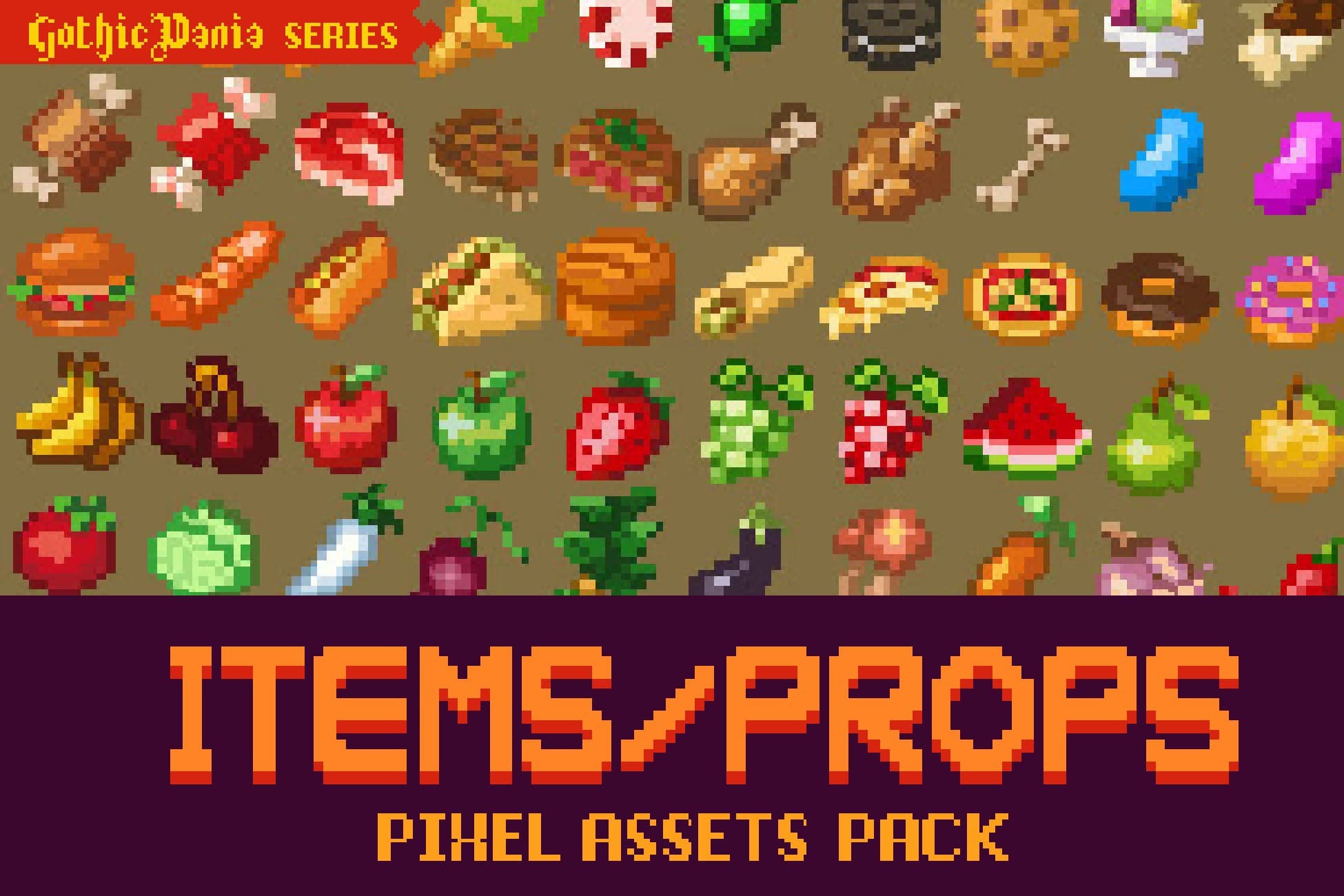 RPG Food Icons Set