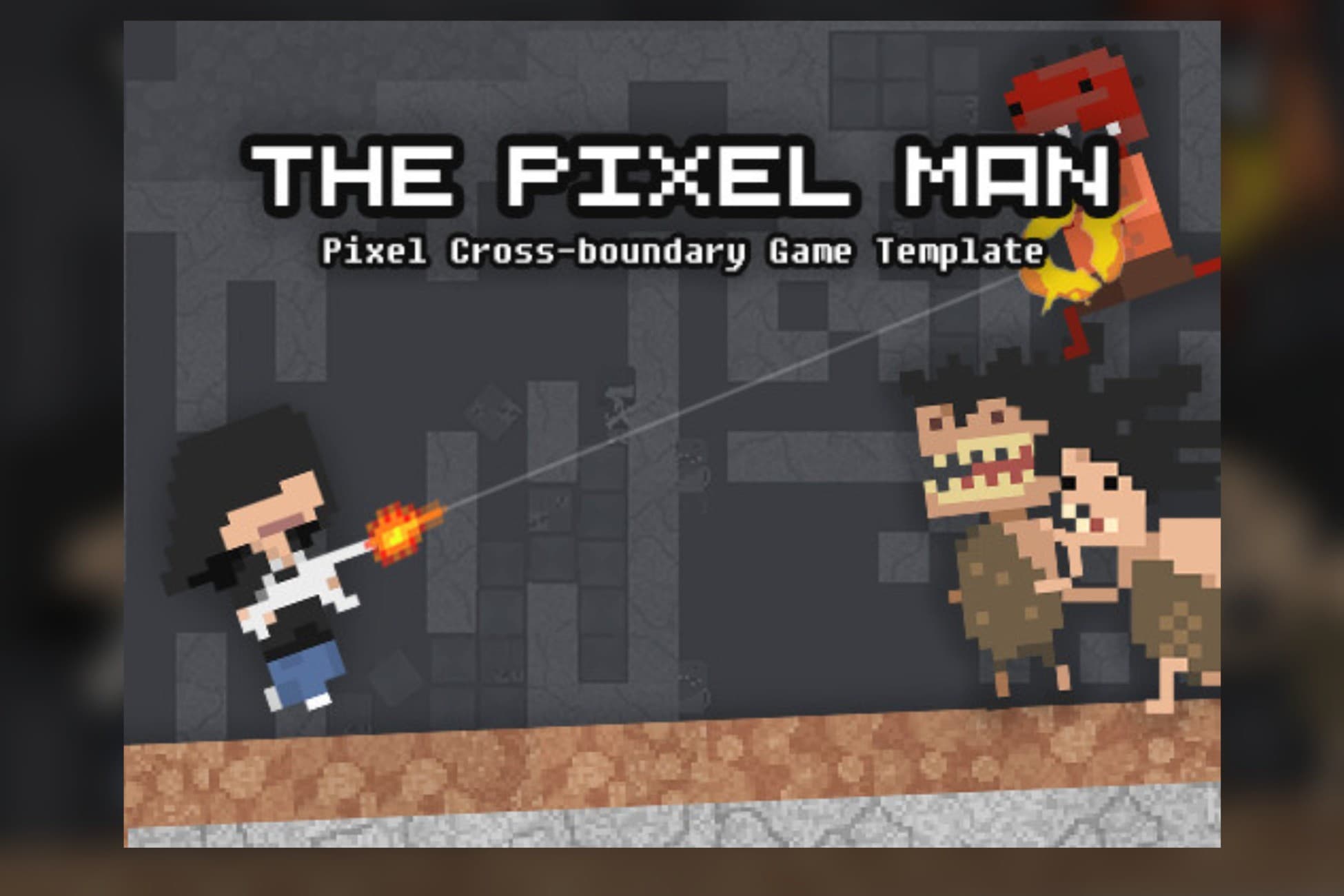 The Pixel Man | 2D Platformer Template
