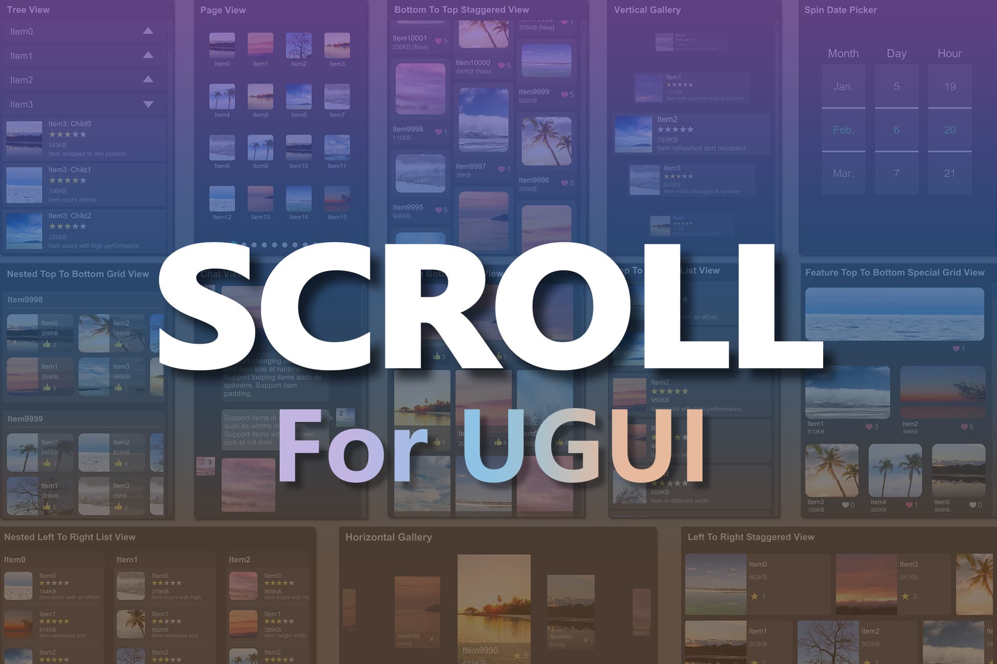 UGUI Super ScrollView