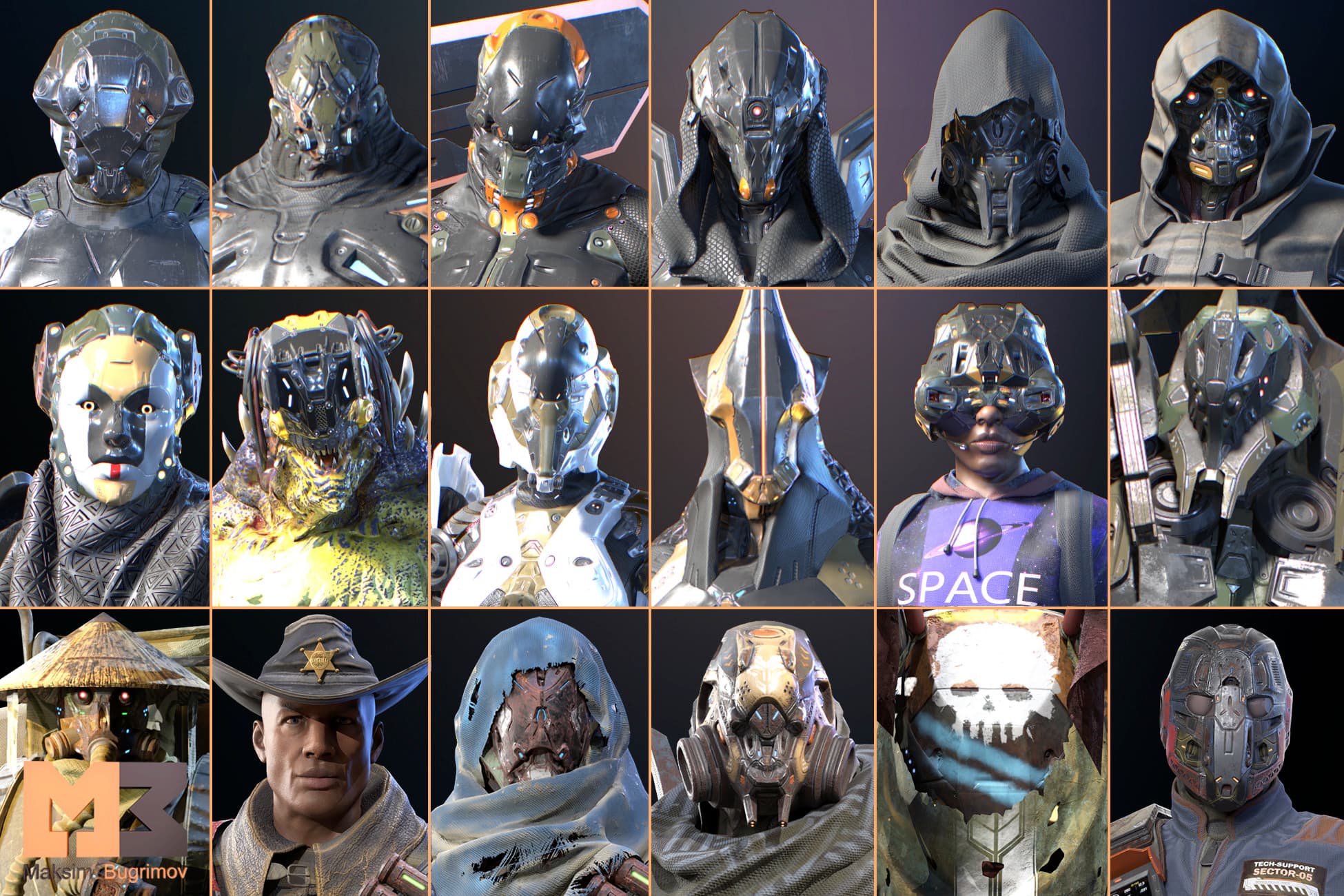 Sci-Fi SuperPack (21 Characters)