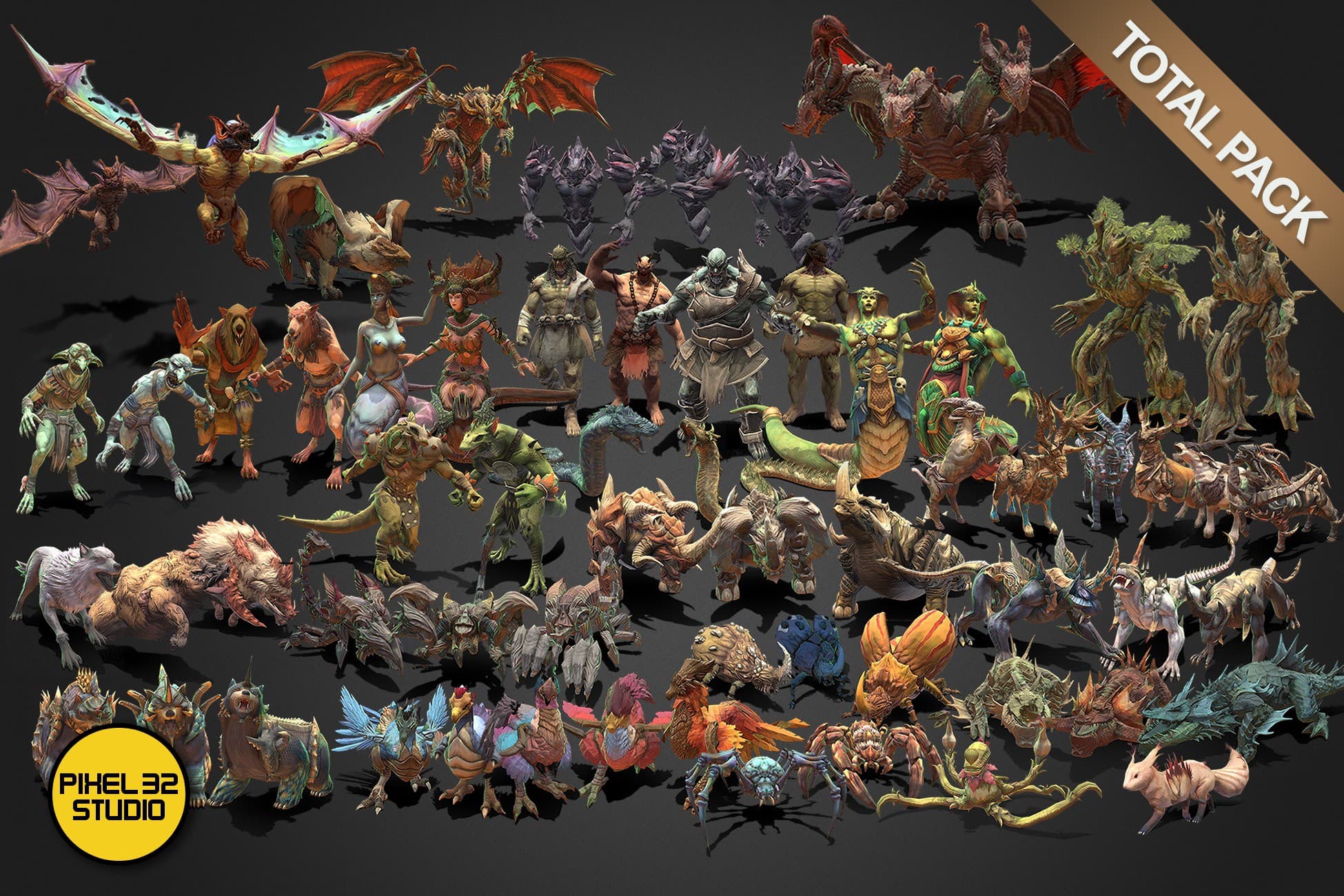 Fantasy Creature Total Pack