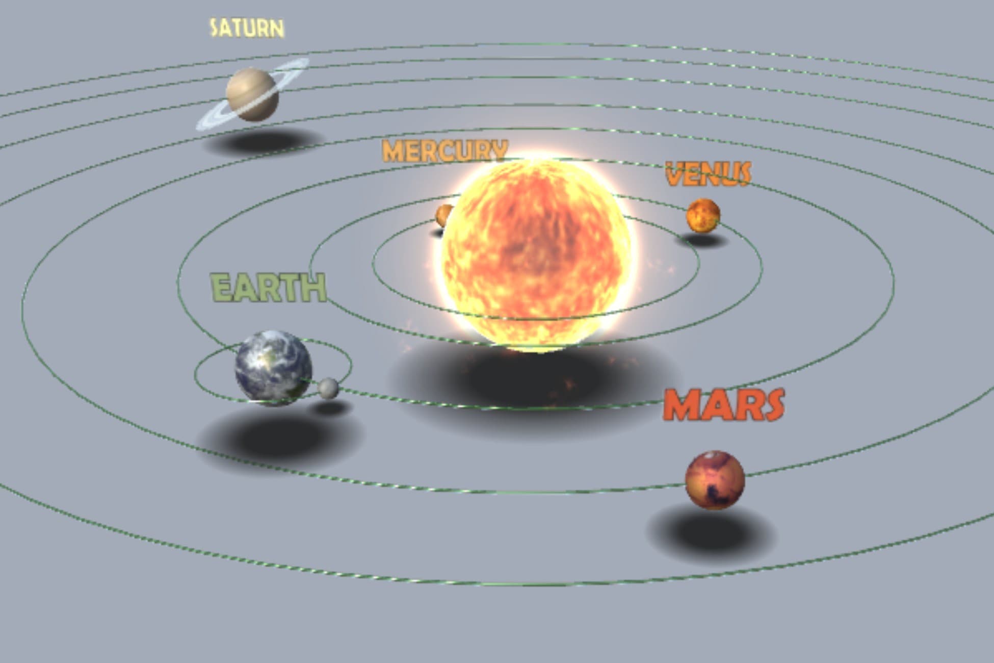 Animated Solar System