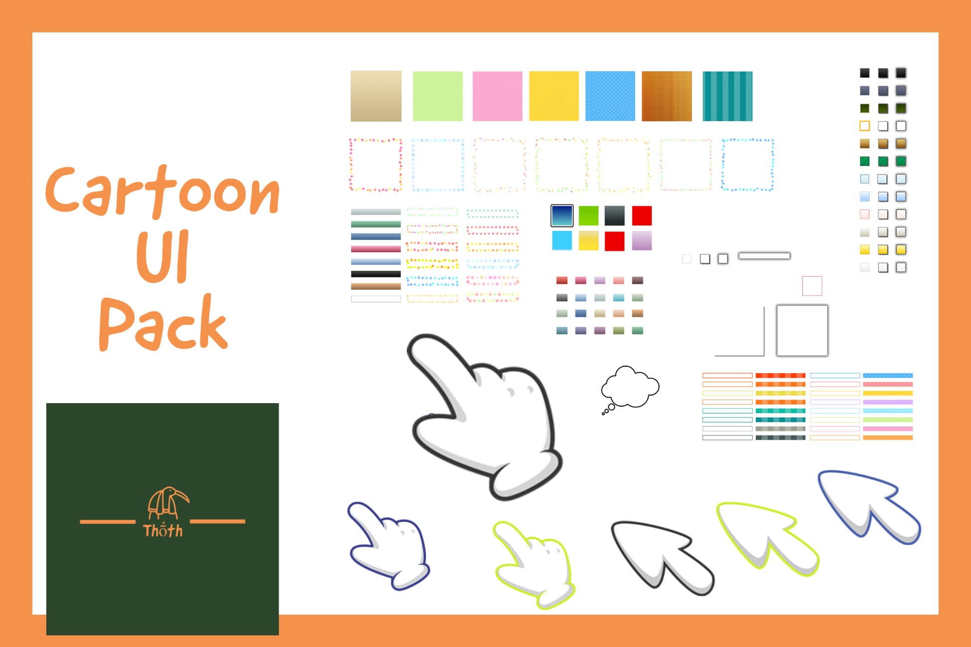 Minimalist Cartoon UI Pack