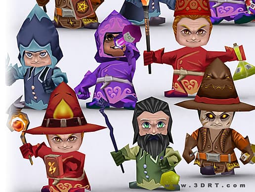 Chibi mages