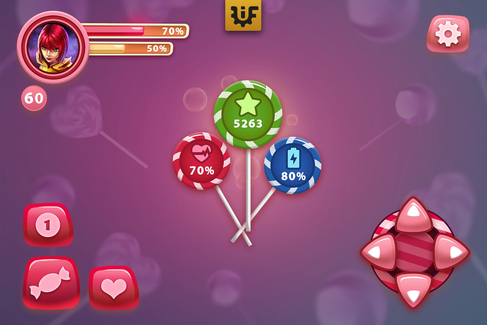 Lollipop Casino Mobile UI