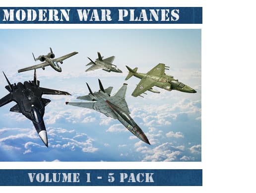 Modern War Planes Series - volume 1