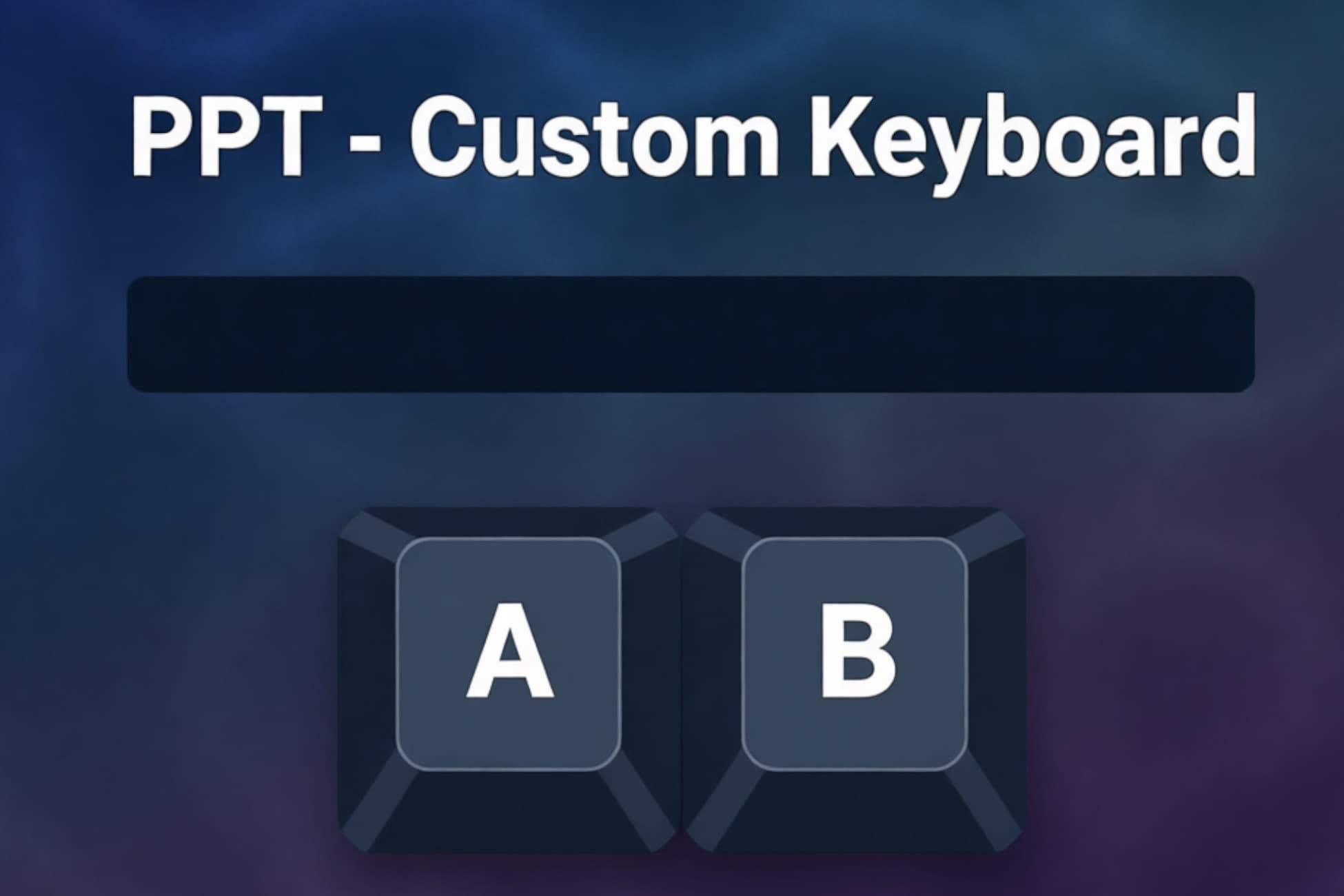 PPT-CustomKeyboard
