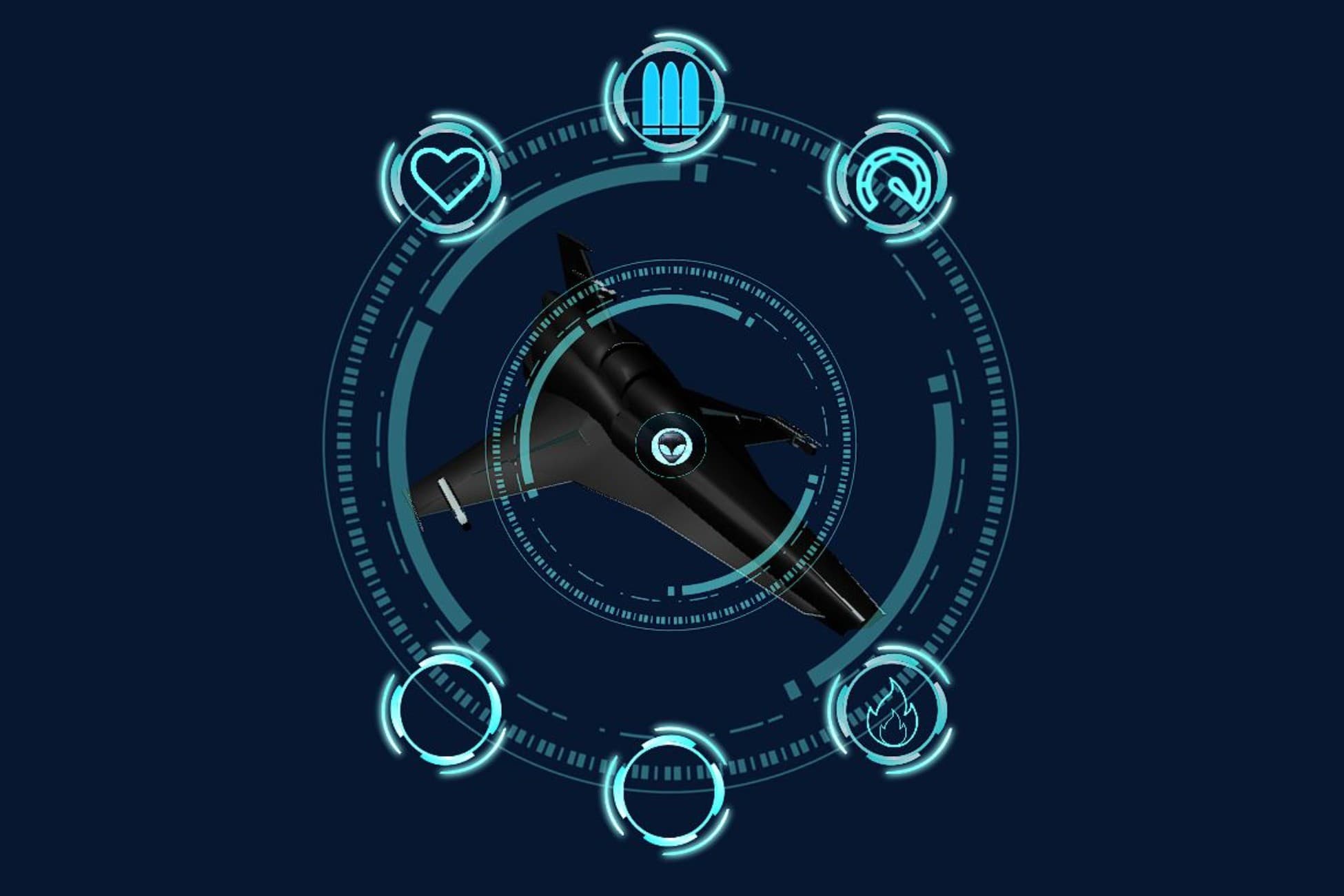 Scifi Upgrade Menu (Spaceship Hangar)