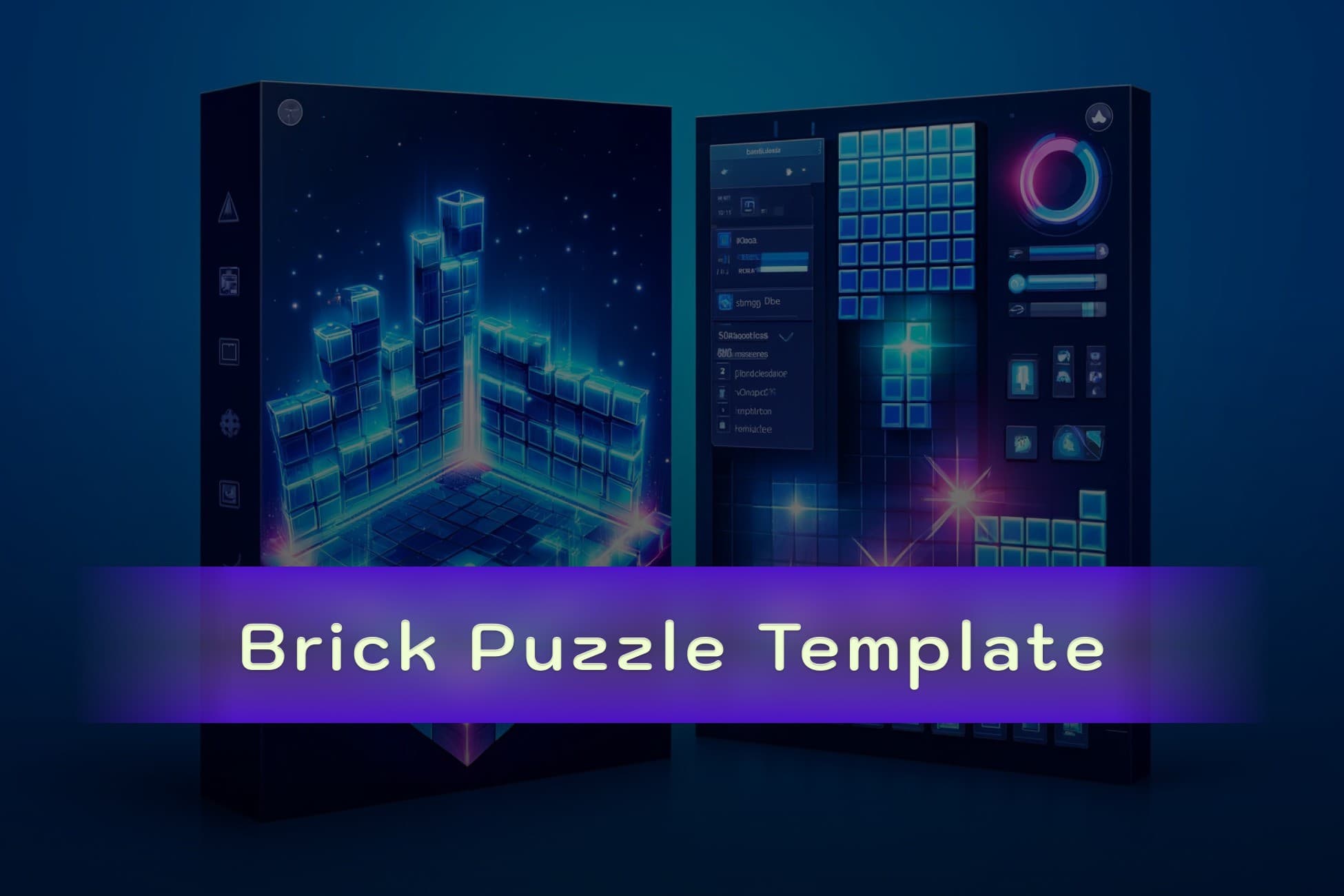 Brick Puzzle Template