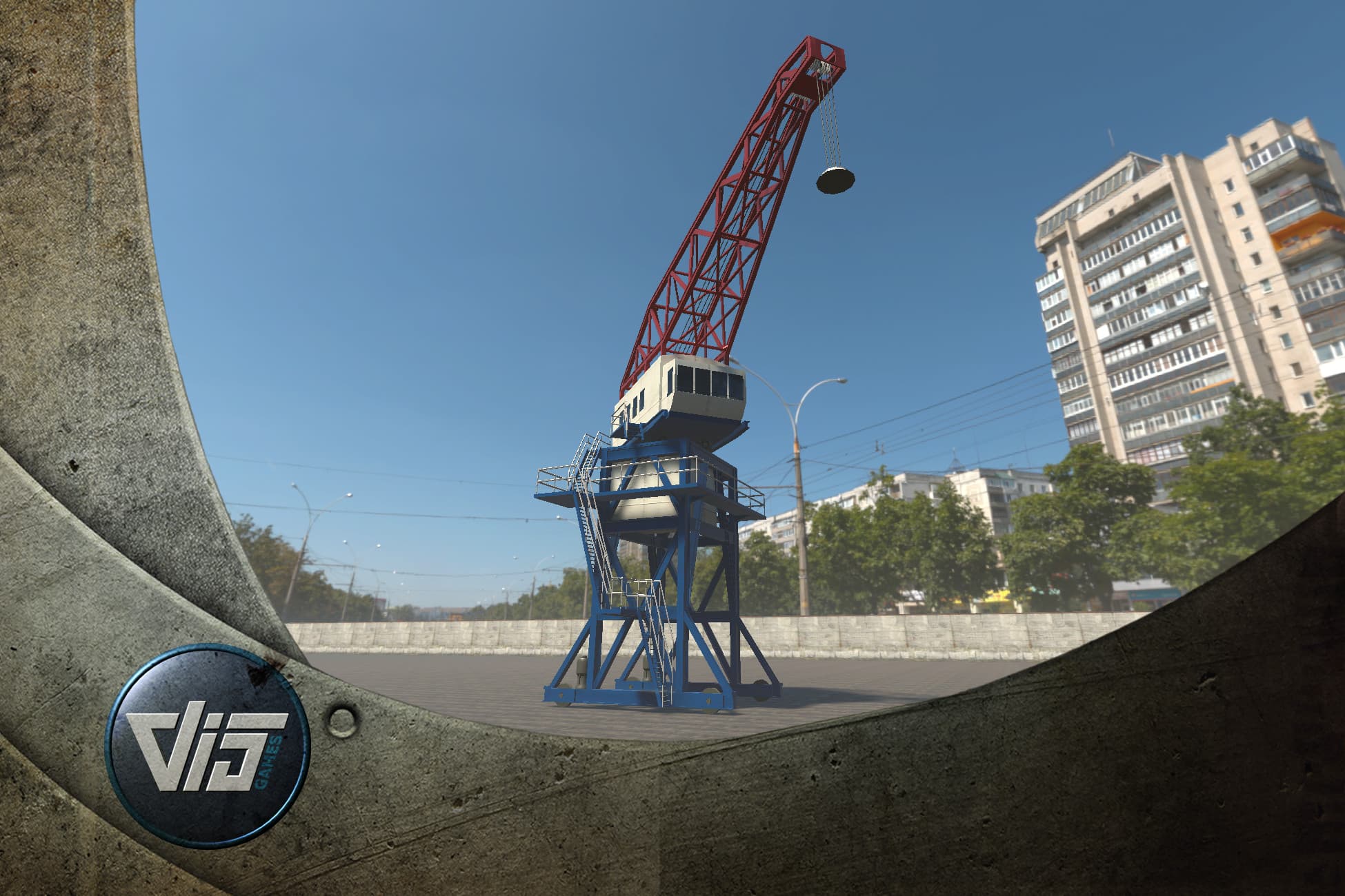Harbour crane