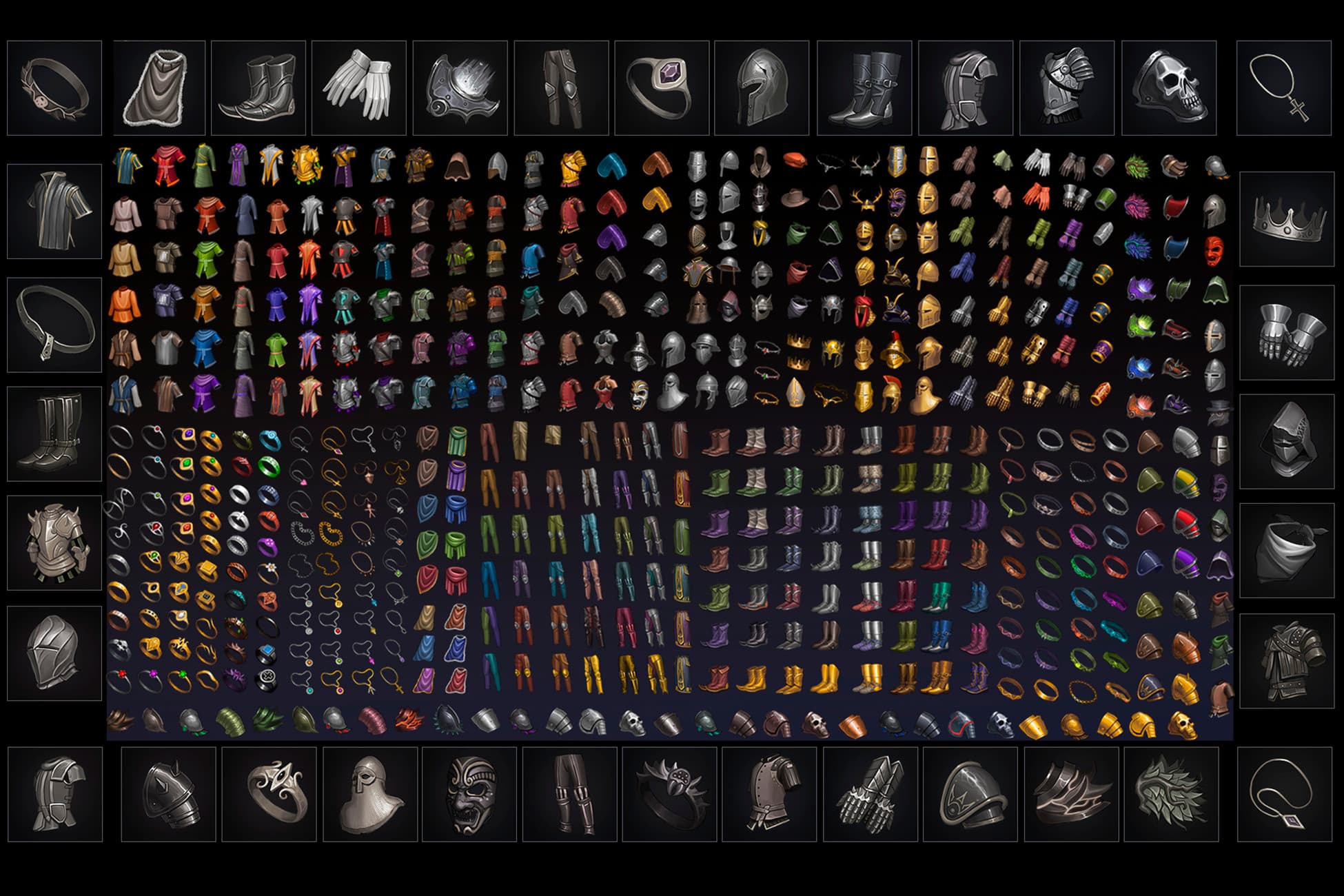 500 Armor Icons