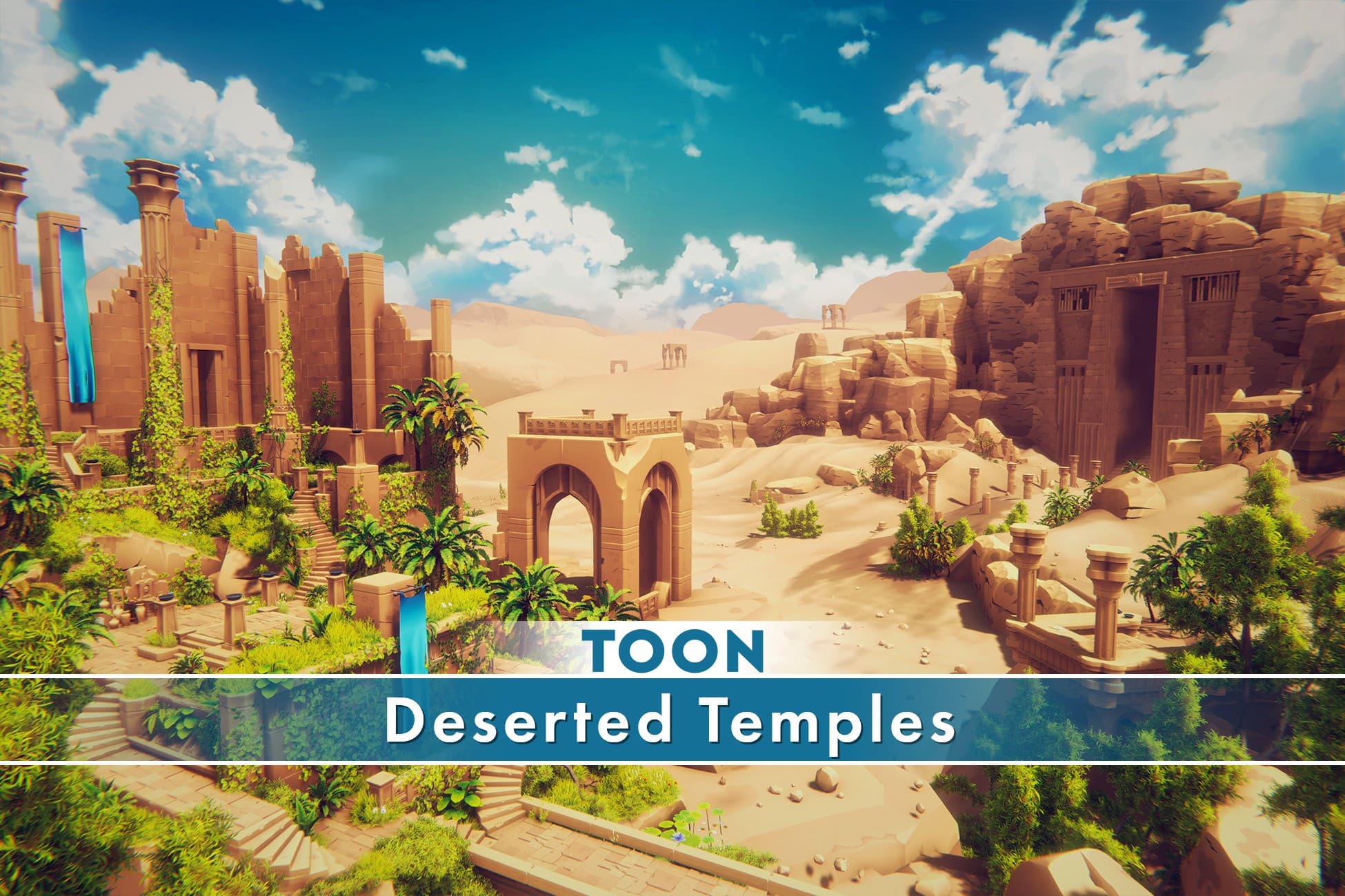 Toon Deserted Temples