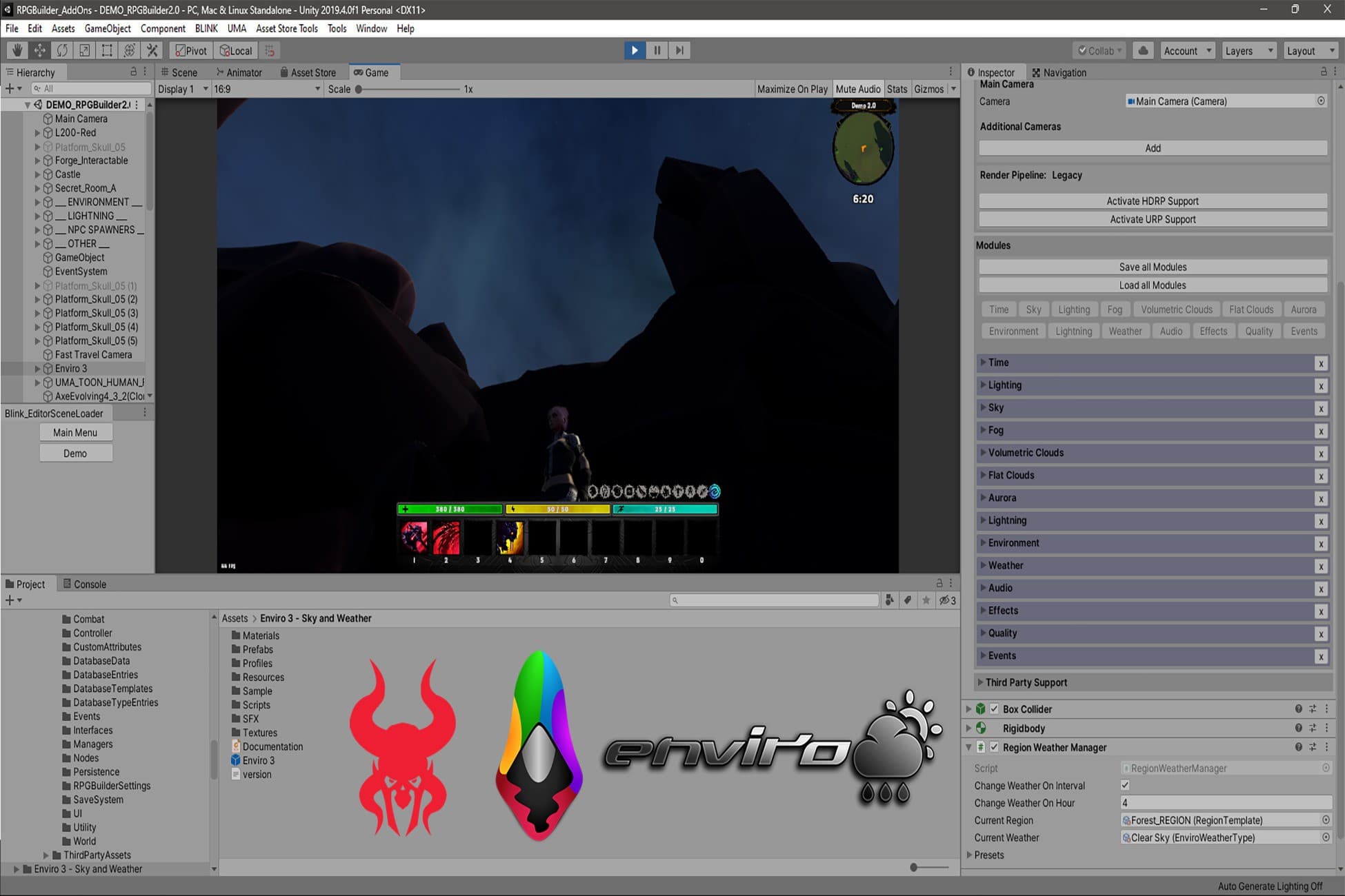 Enviro for RPG Builder