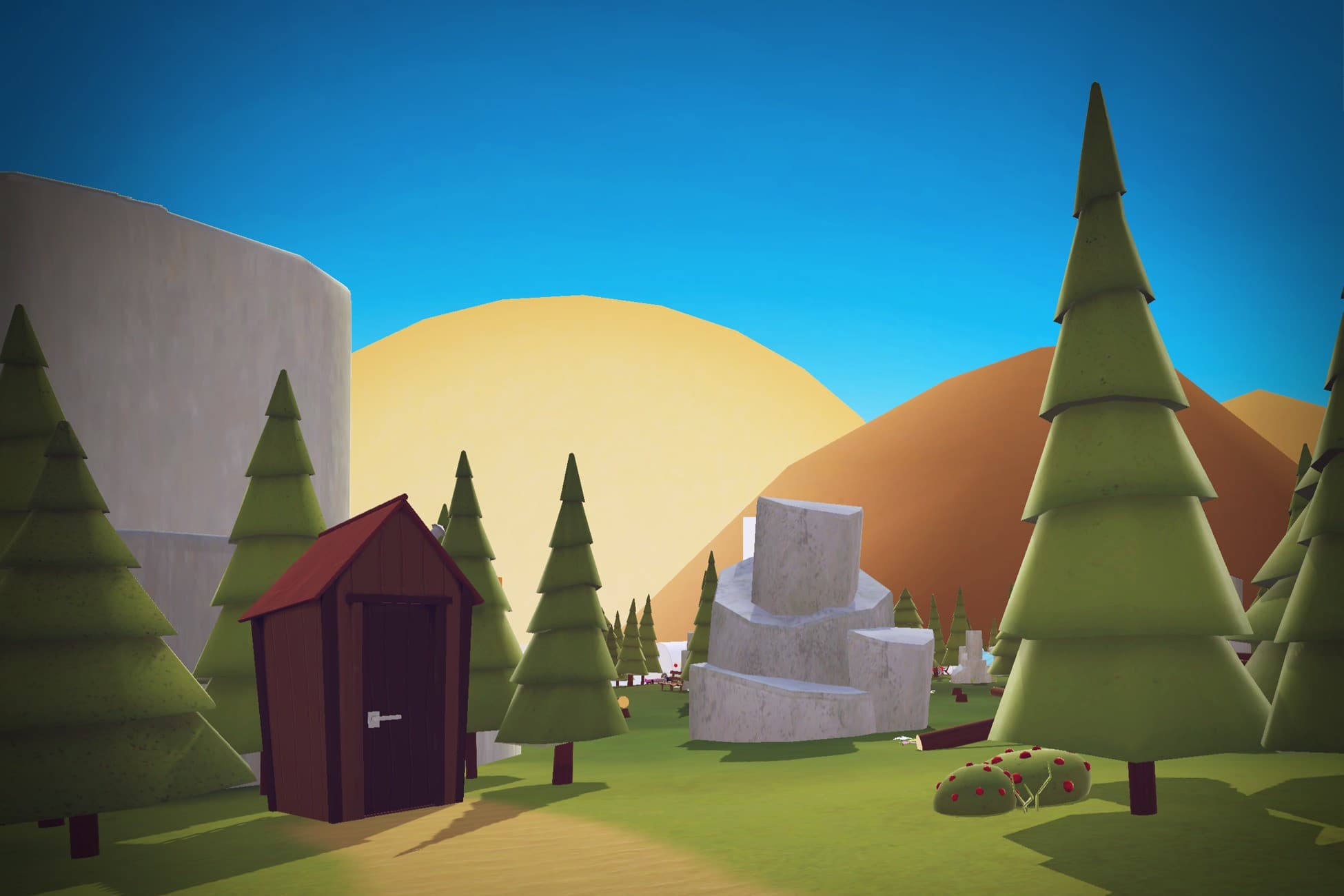 Destructible Park Props