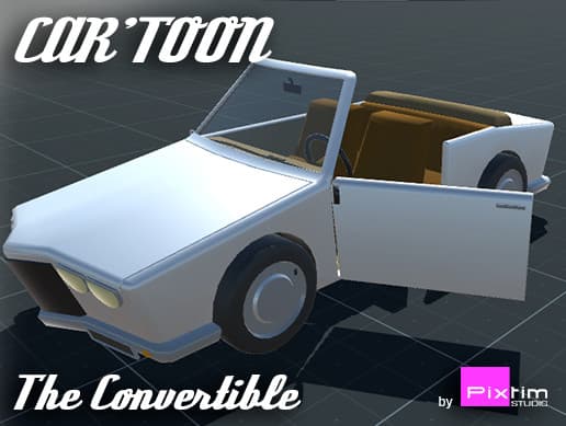 Car'Toon : The Convertible Car with interior
