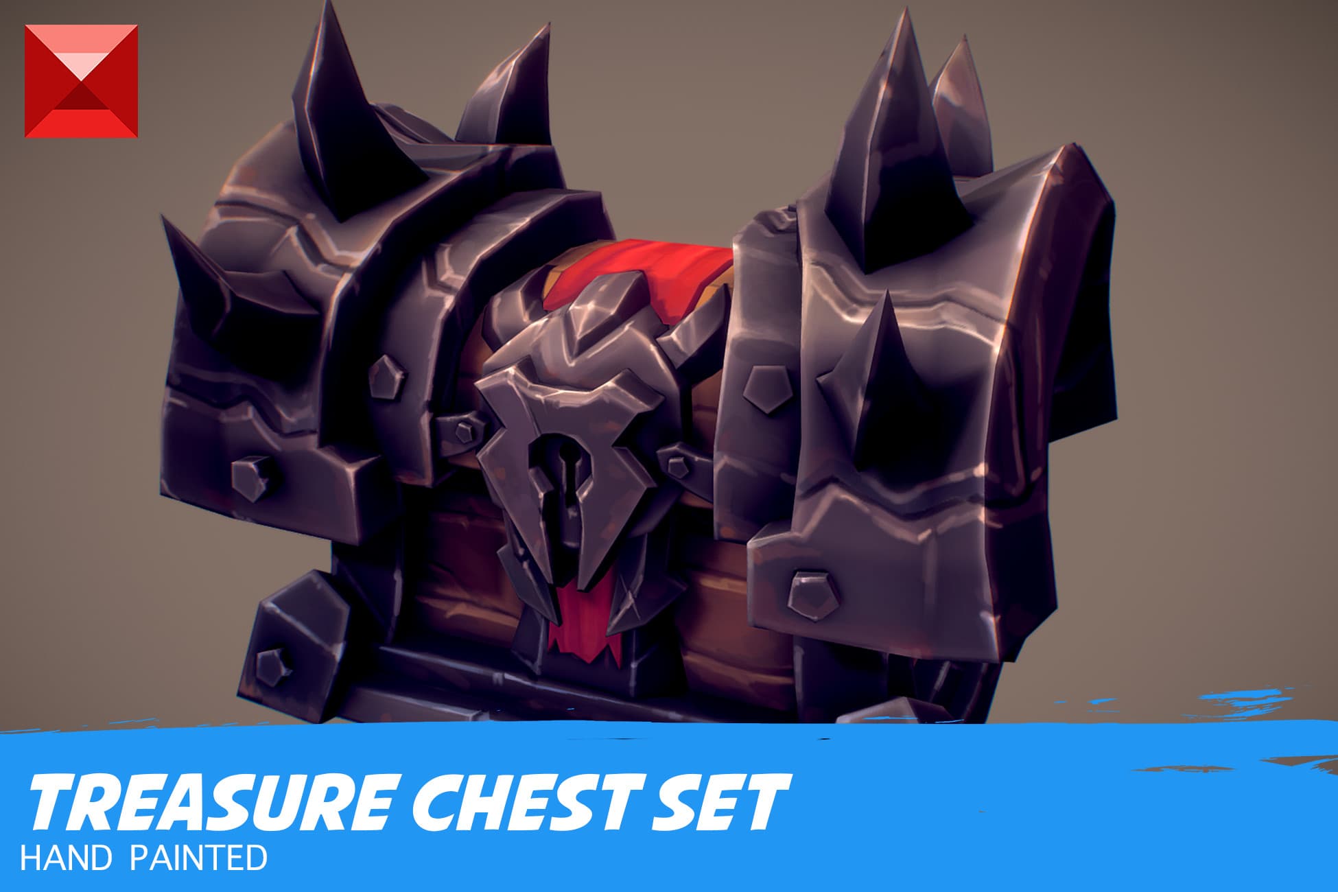 Orc Dungeon Loot Chests - Hand Painted Series
