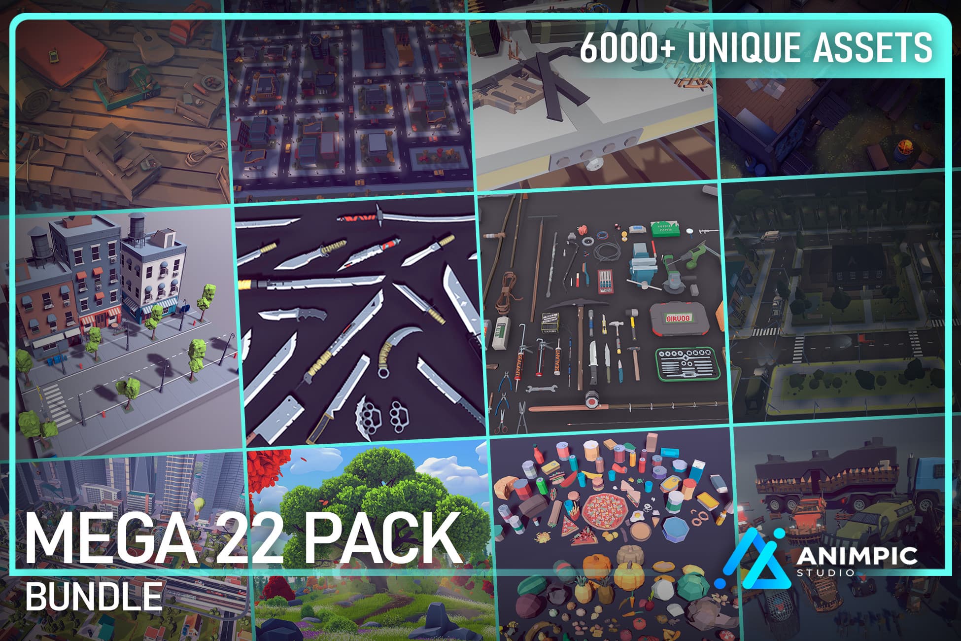 POLY - Low Poly Mega Bundle