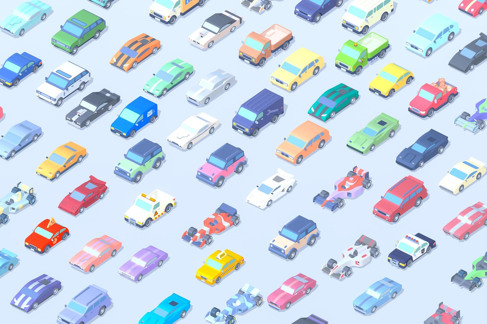 Hyper Casual Mega Cars