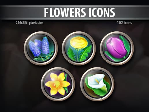 Flowers Icons