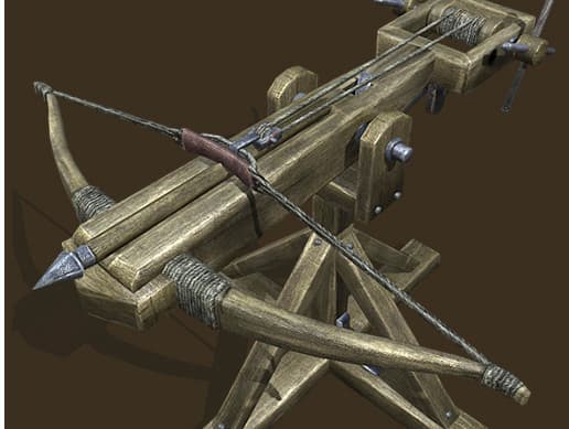 Animated Medieval Ballista