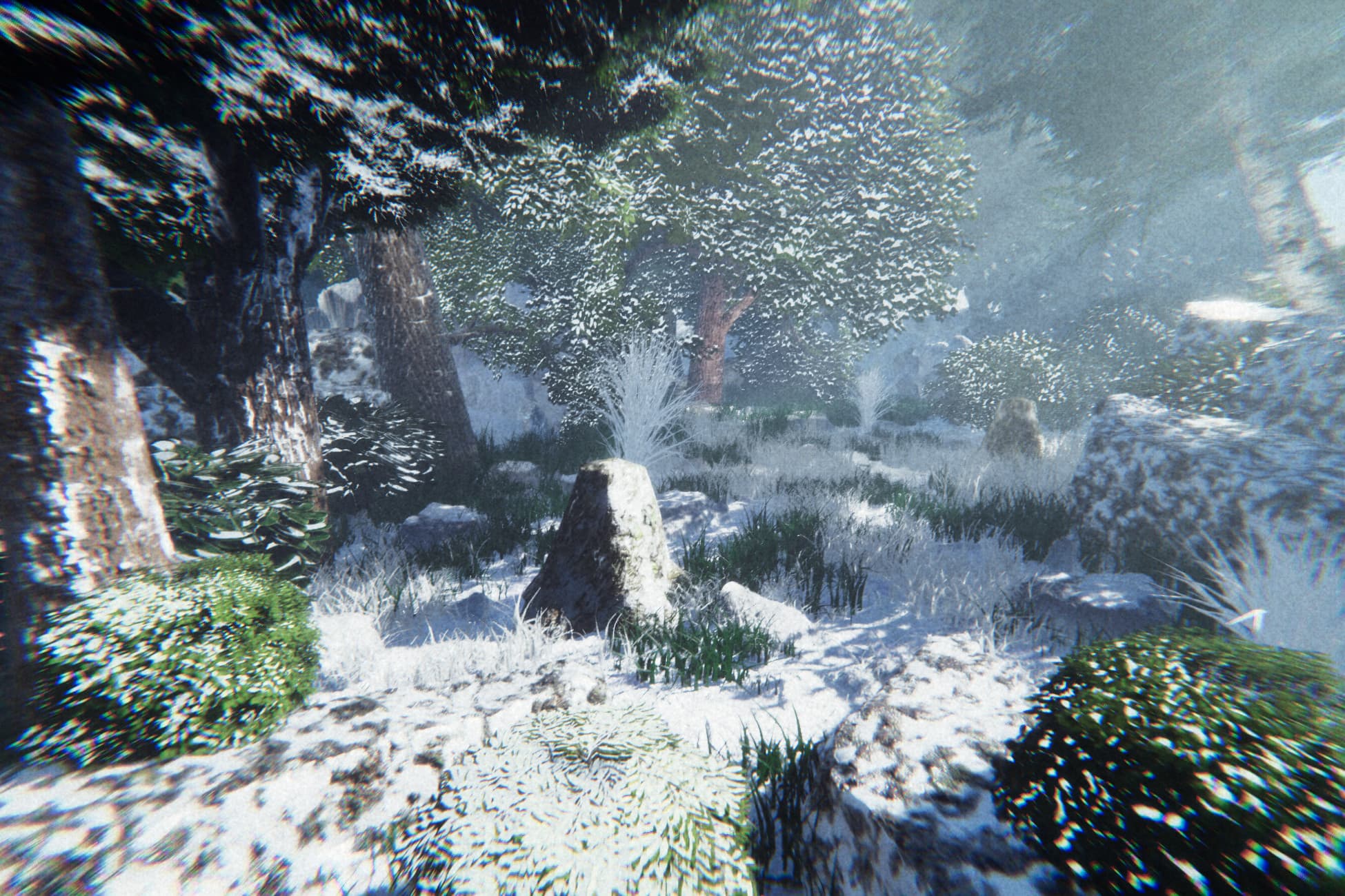 Realistic Winter Forest Tree Pack