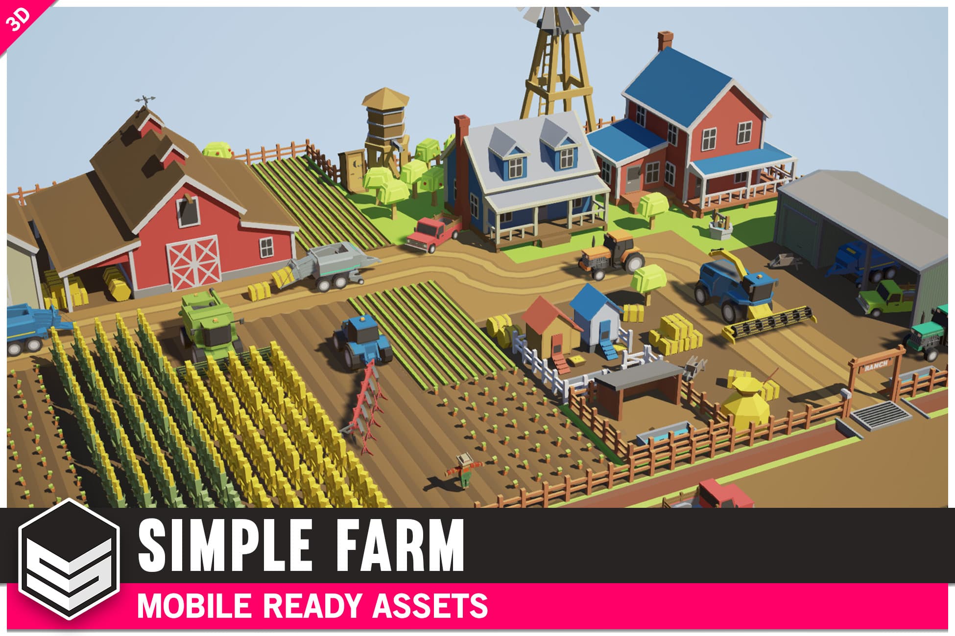 Simple Farm - Cartoon Assets