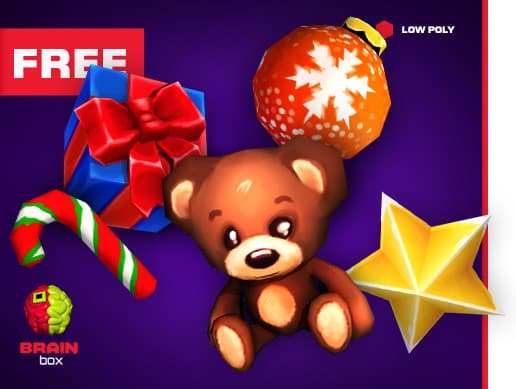 FREE Christmas Presents / Low Poly