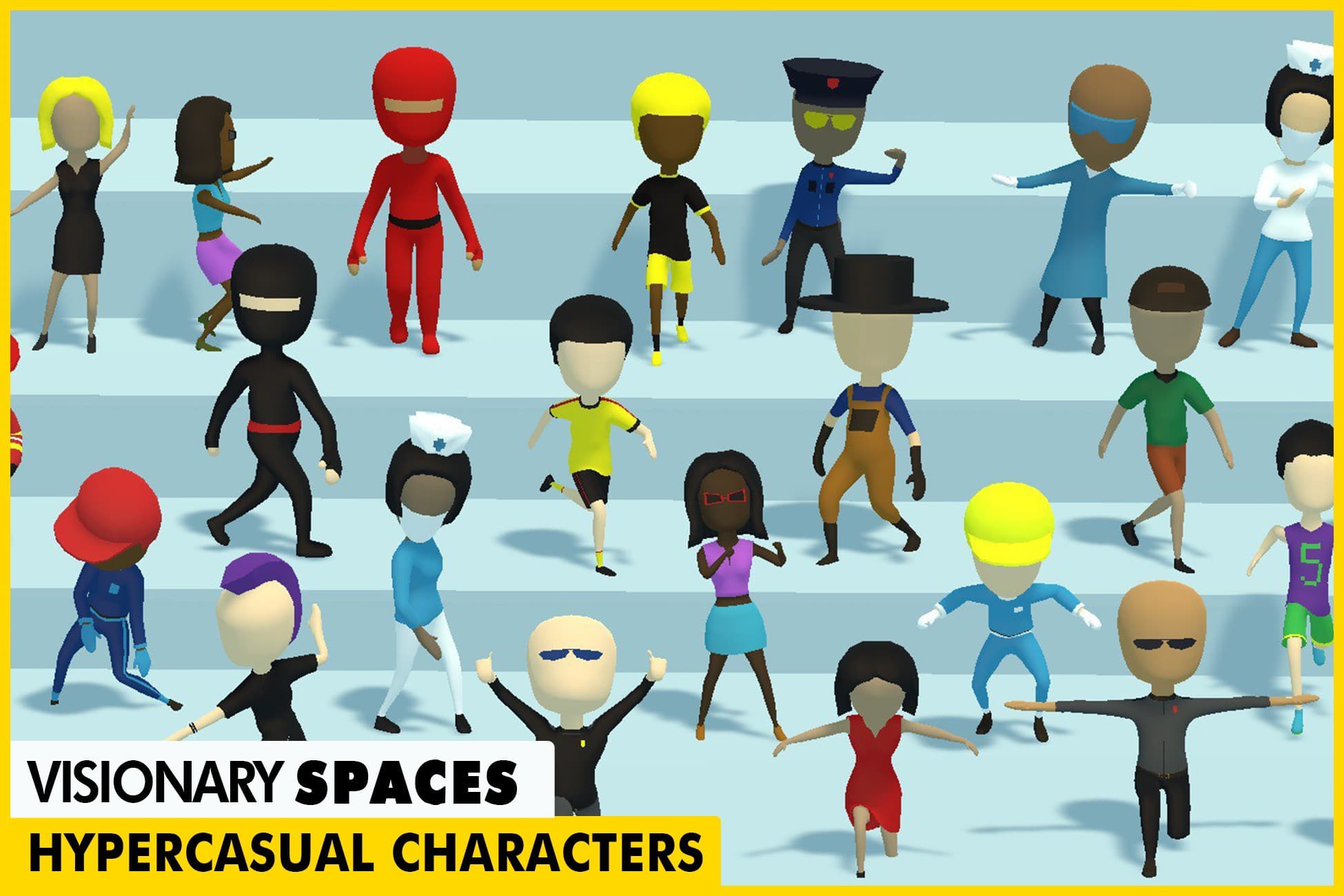 Hypercasual Characters