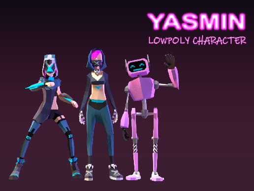 Yasmin| LOWPOLY CHARACTER