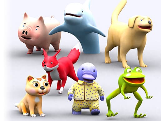 3DRT-Toonpets animals