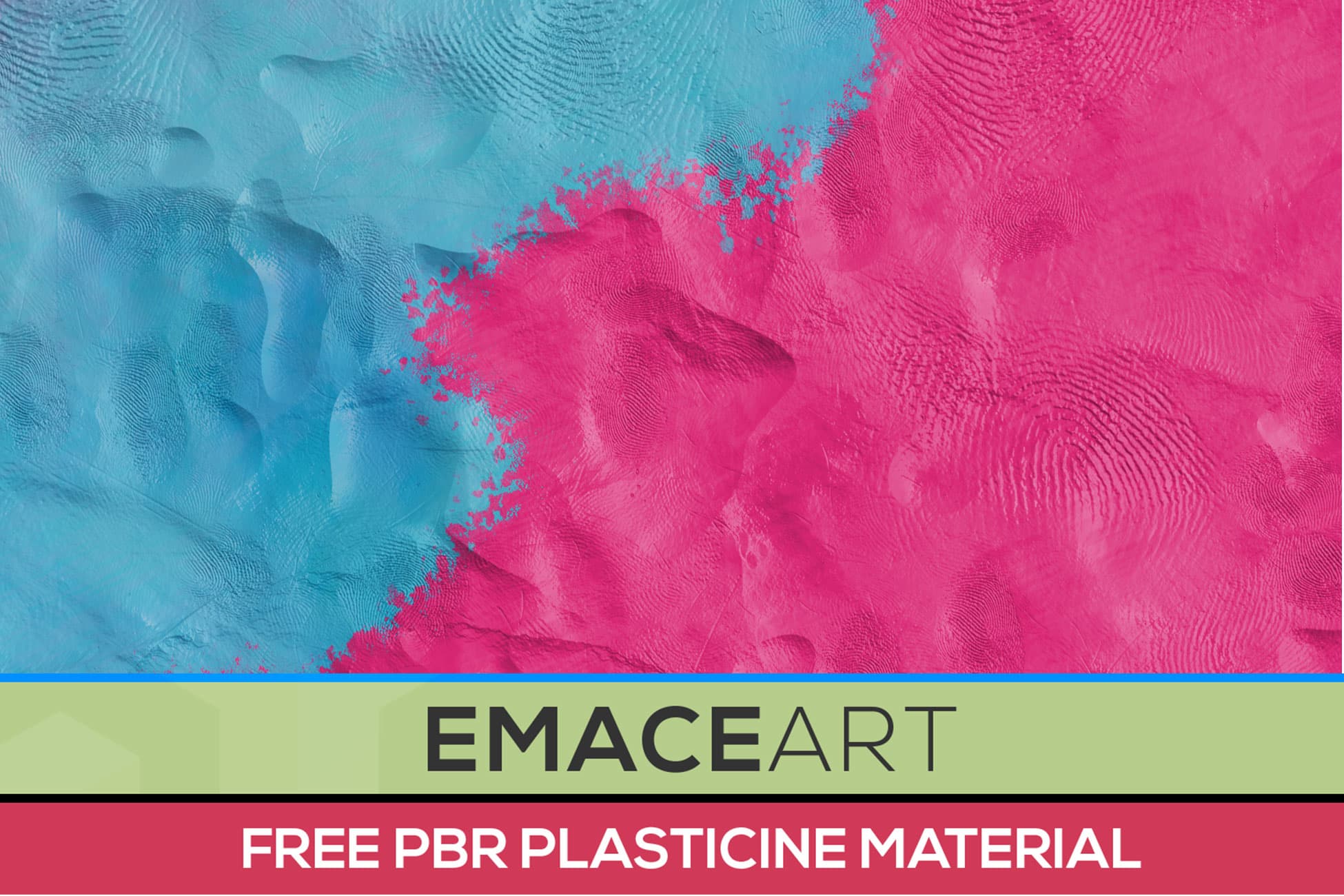 Free Plasticine PBR Material Substance Texture