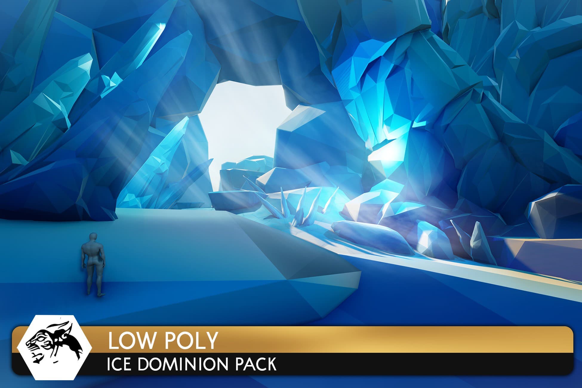 Ice Caves & Frost Dominion (Low Poly)