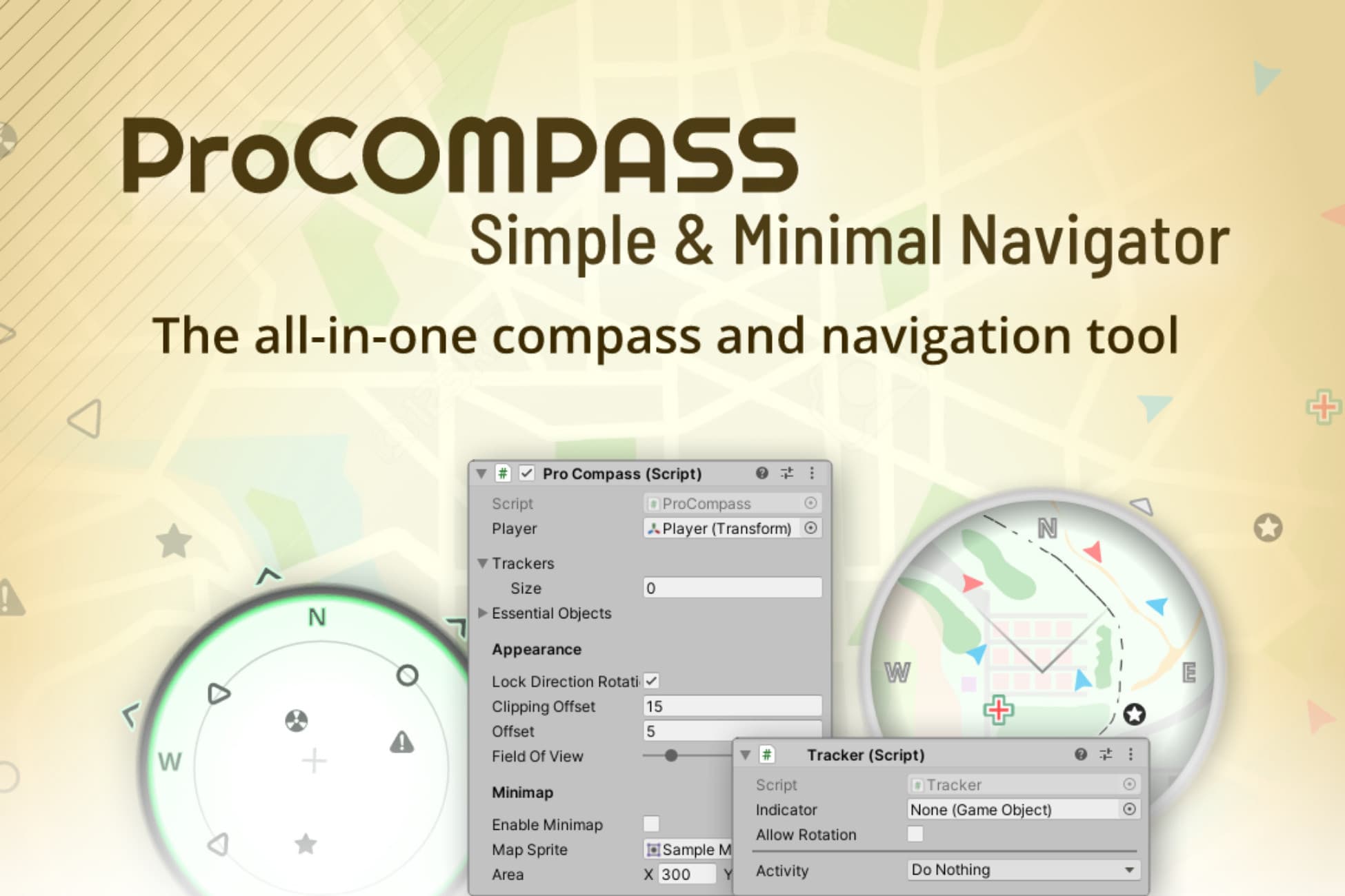 ProCOMPASS: Compass, Minimap & Navigator