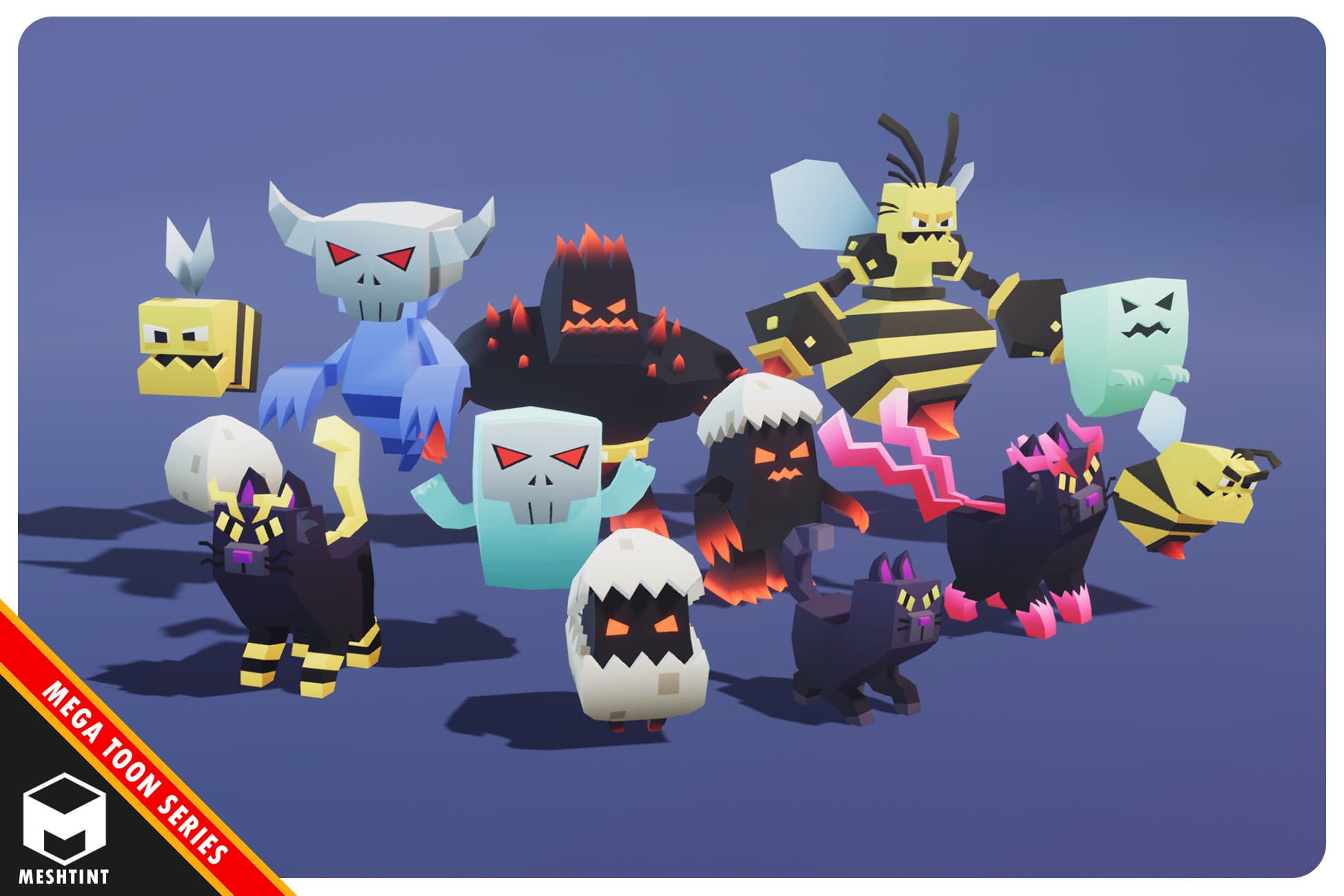 Evolution Monsters Pack 01 Toon Series