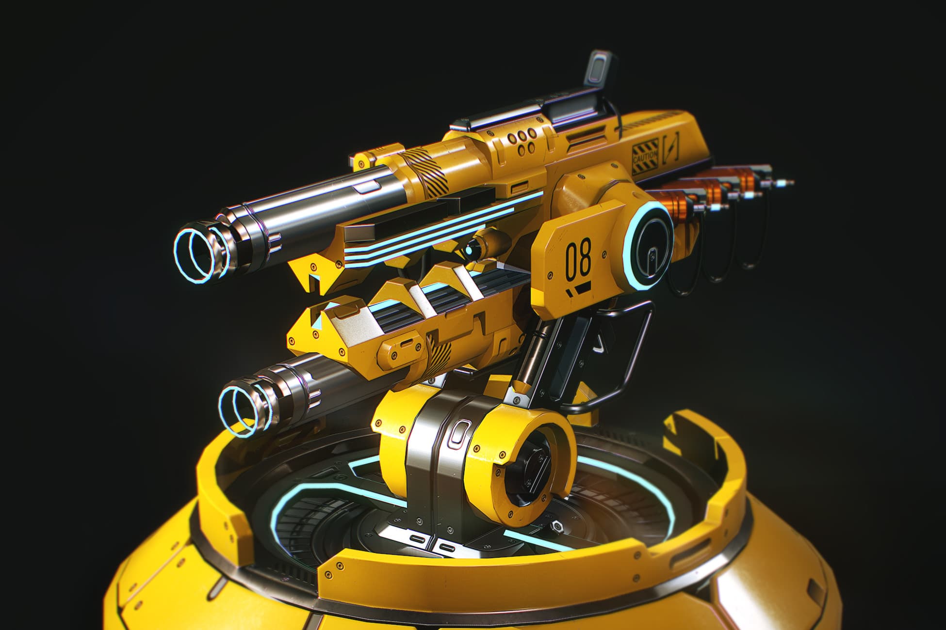 Turret SCI-FI | PBR