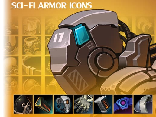 Sci-Fi armor icons