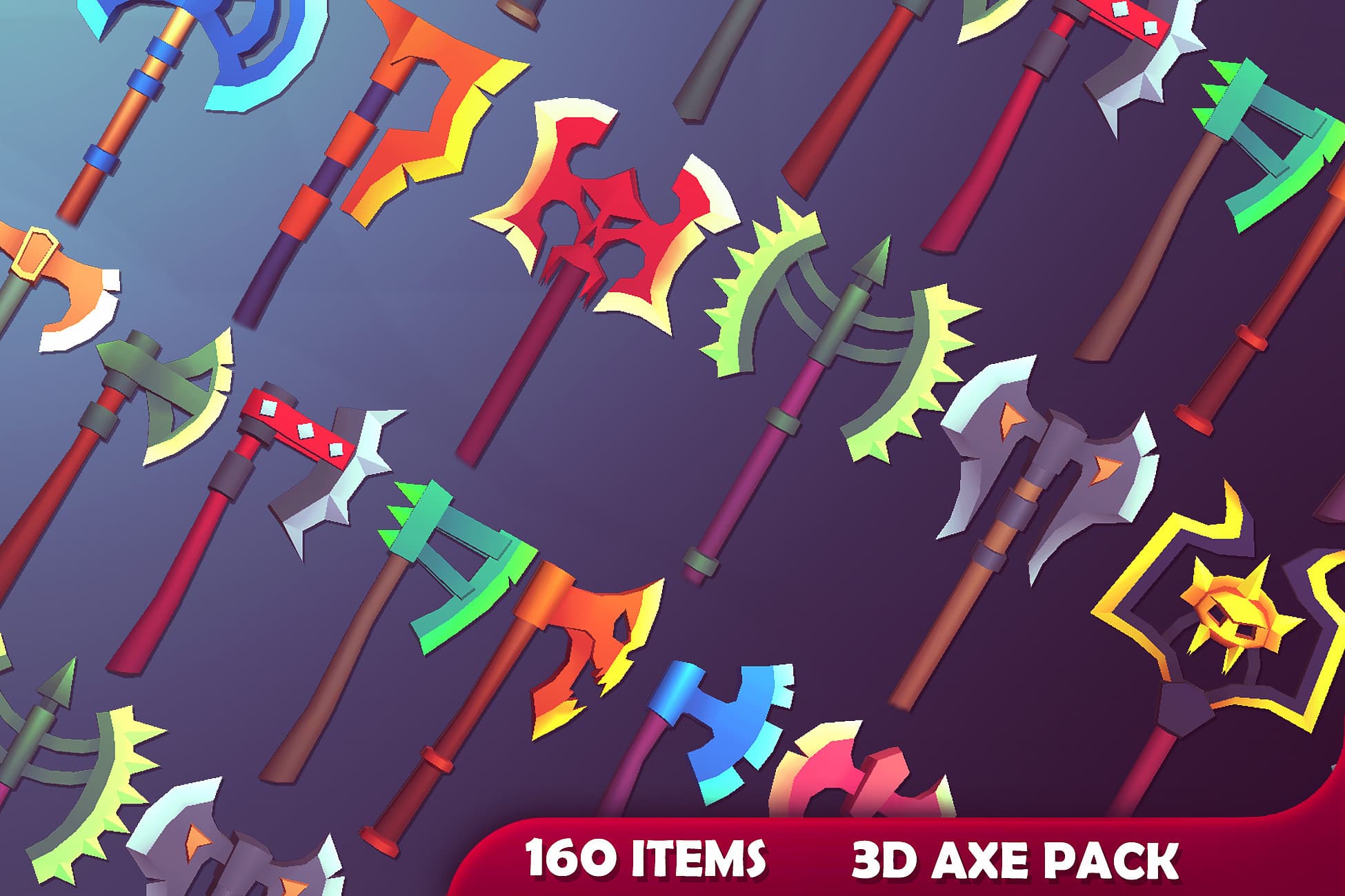 3D Items - Axe Pack