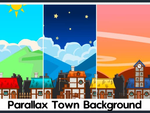 Parallax Town Background