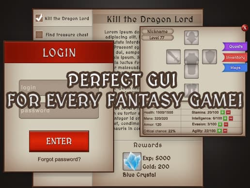 SIMPLE FANTASY GUI