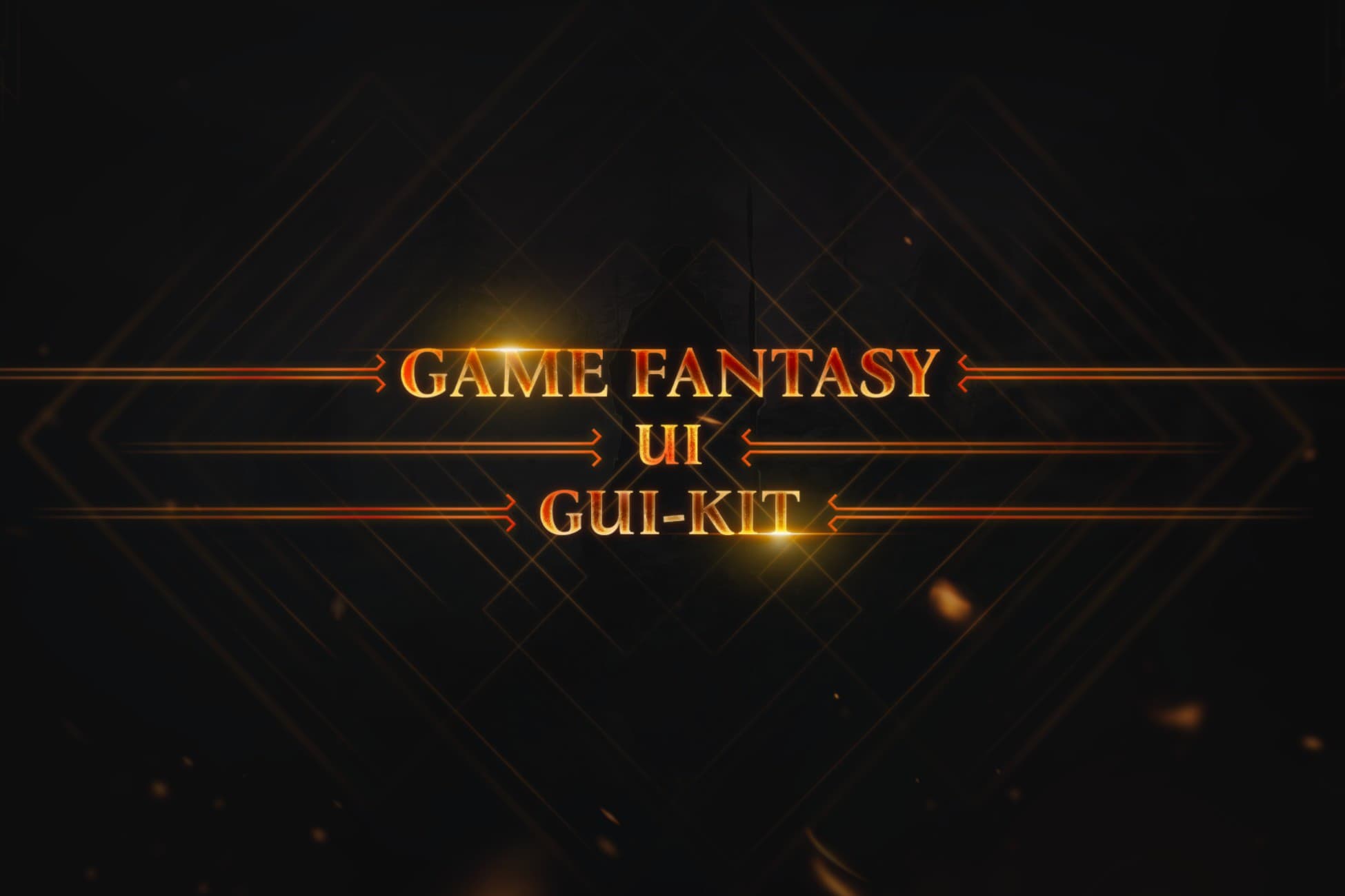 Game fantasy GUI kit