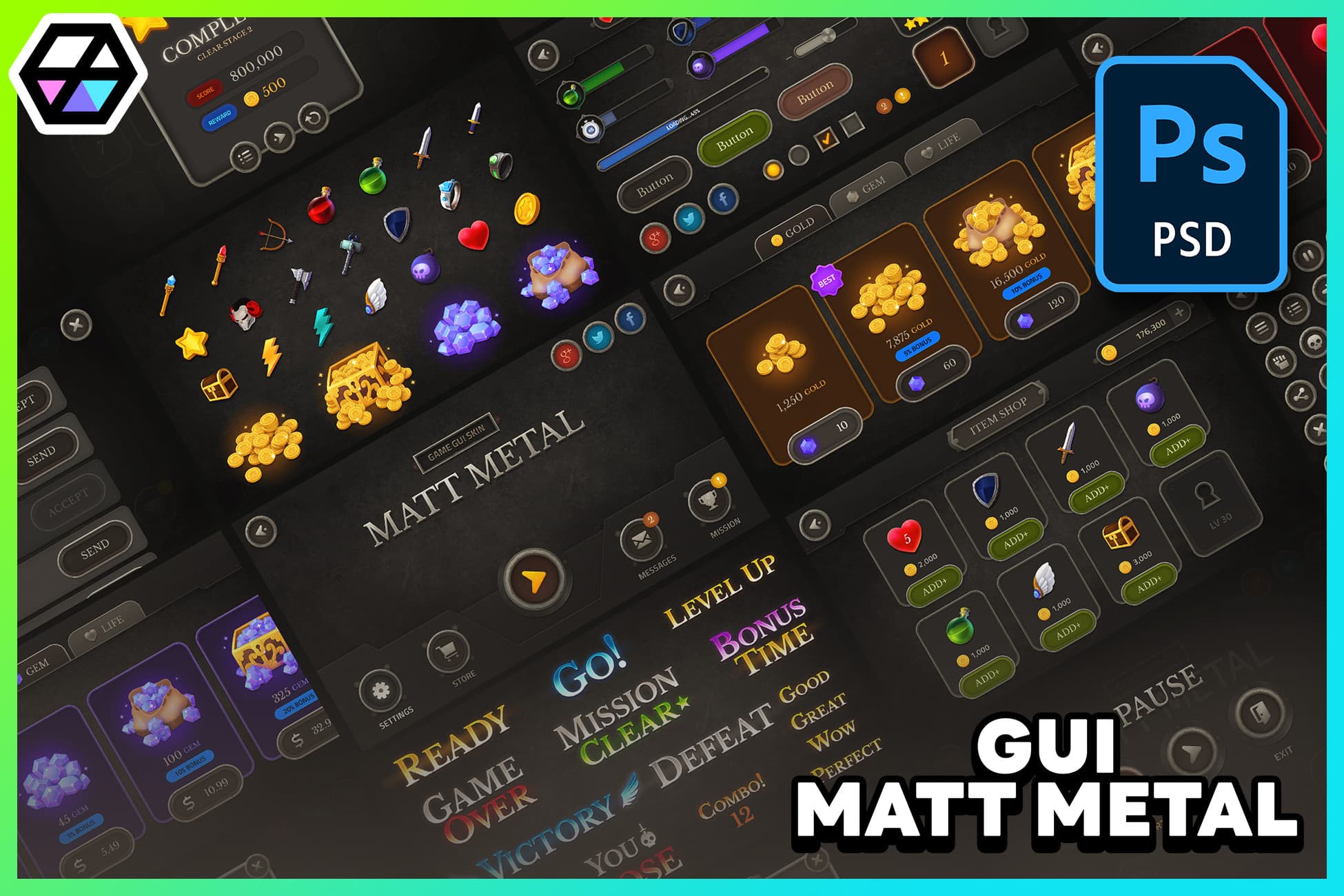GUI - Matt Metal