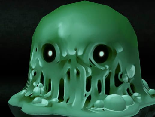 Hand Painted Slime Monster