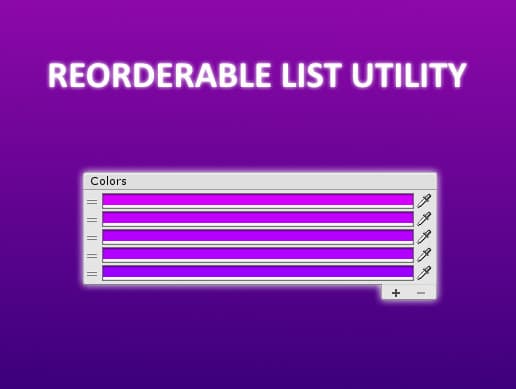 Reorderable List Utility