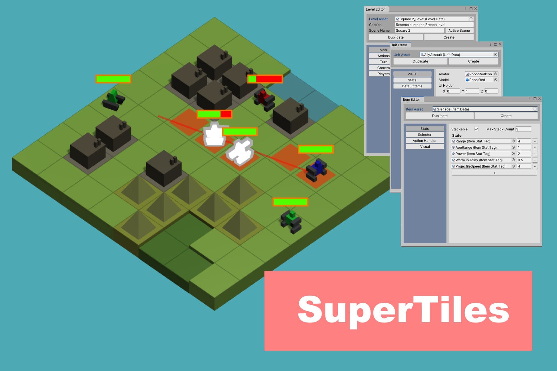 SuperTiles - turn based engine
