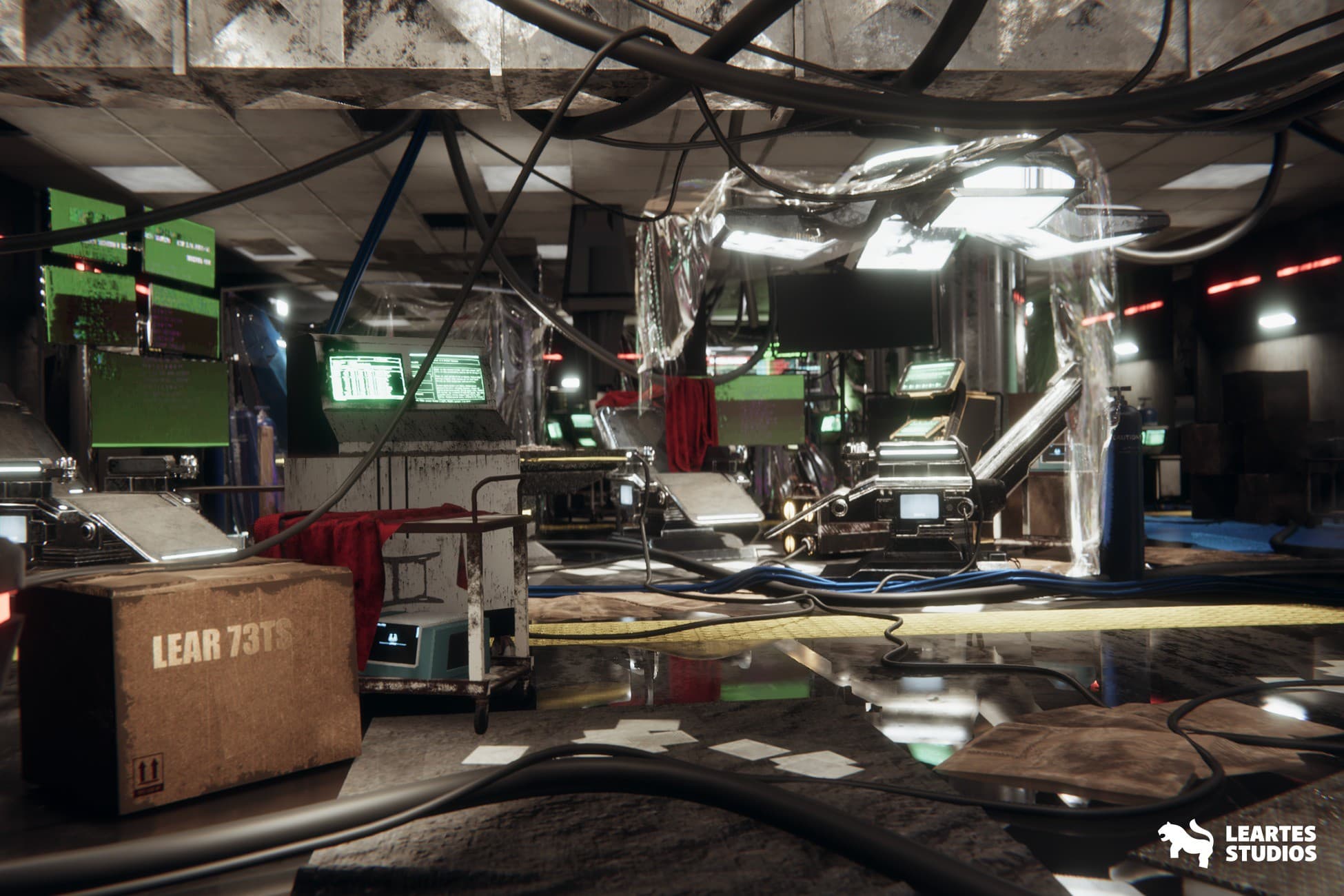 CyberPunk Laboratory / Research Center Interior Kitbash