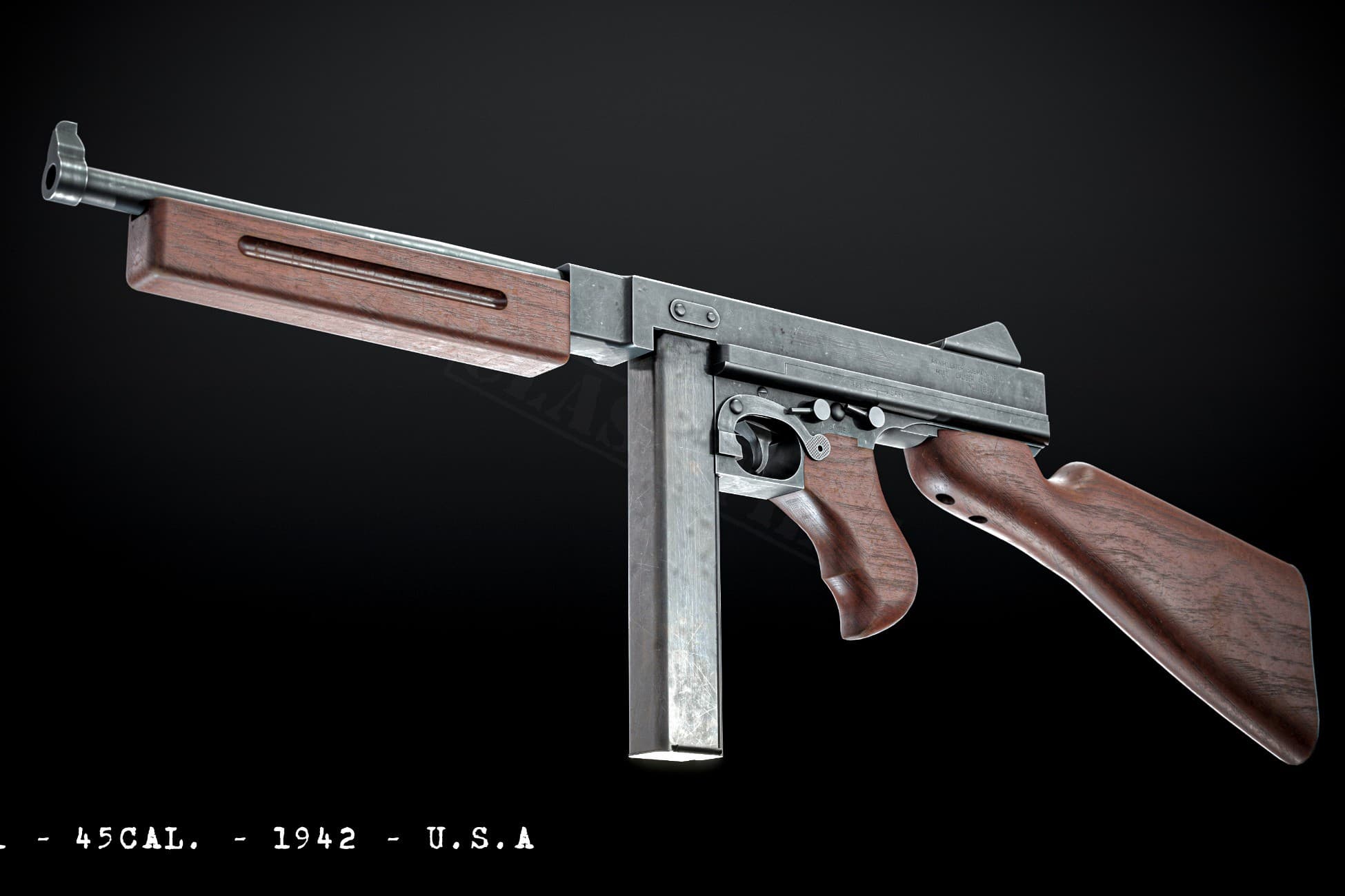 M1A1 Submachine Gun - HDRP